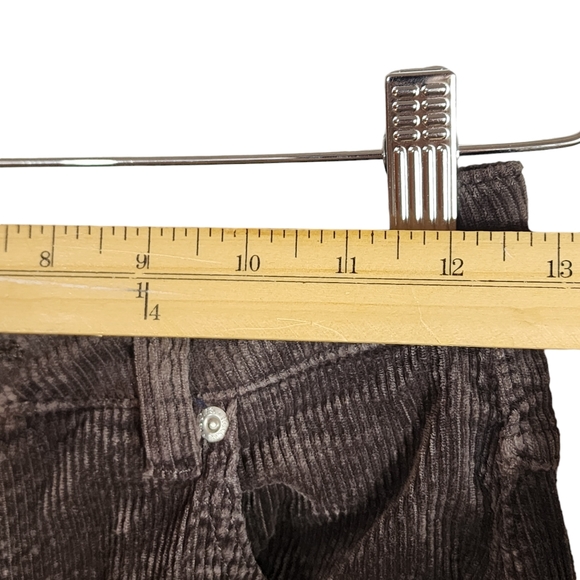 Rolla's ELLE SUPER FLARE Hi Rise Brown Corduroy Relaxed US Size 27 Aussie Size 9 - Picture 12 of 16